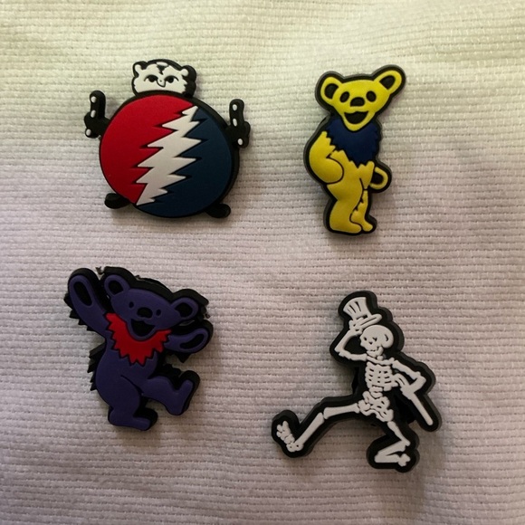 Grateful Dead Jibbitz croc charms NWOT - Picture 4 of 5